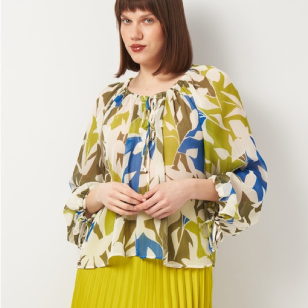 Zara Multicolor Printed Blouse